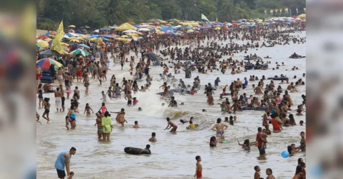 Movimentação é grande nos balneários durante segundo fim de semana de julho.