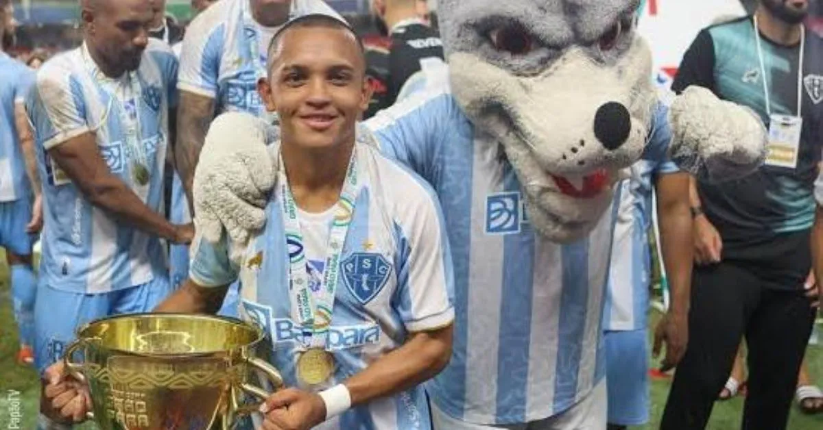 Thalyson é um dos jogadores da base do Papão com contrato renovado e com cifras mais altas em caso de venda