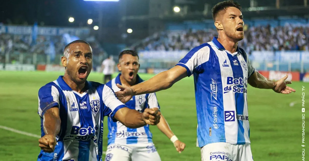 Papão vence de virada o Botafogo (PB) e chega à vice-liderança na Série C