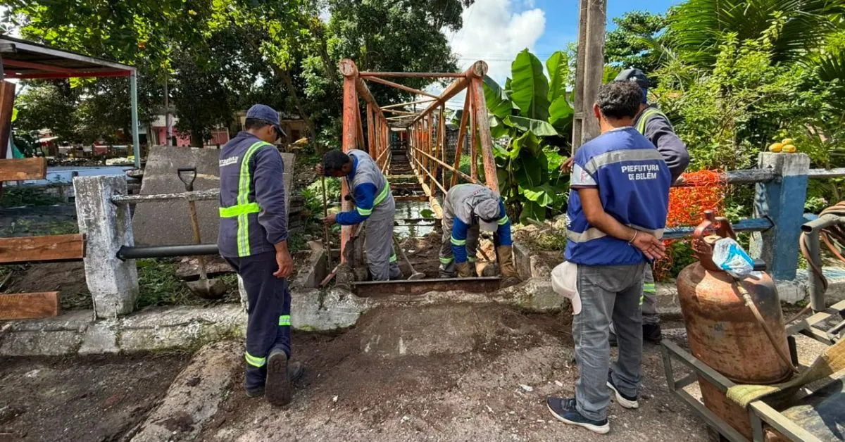 Os serviços de reconstrução na ponte do Galo estão adiantados