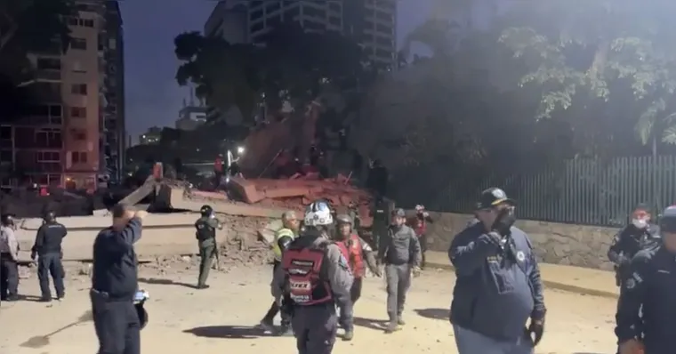 Terremoto na Venezuela atingiu vários edifícios do país.