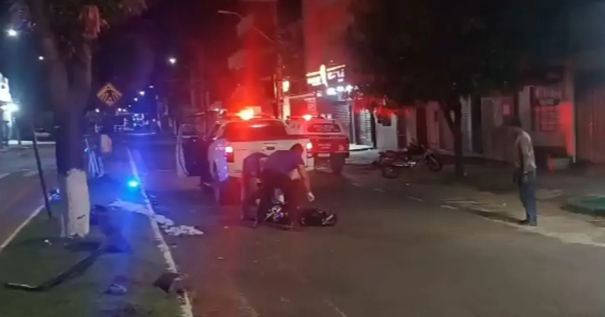 Motociclista perdeu o controle em rua movimentada de Tucuruí, caiu e morreu no local