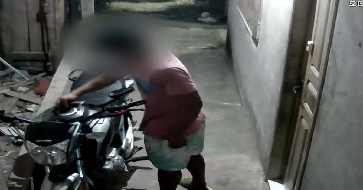 Imagens das câmeras de monitoramento ajudaram a encontrar o suspeito