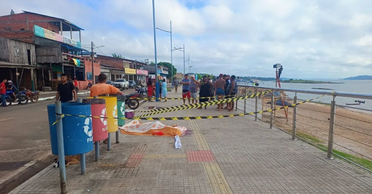 O jovem foi assassinado em plena orla da cidade de Tucuruí