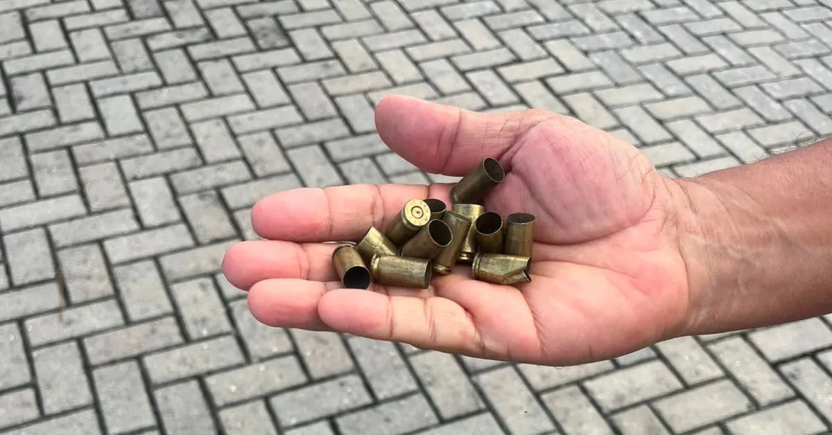 Munição calibre.40 foi encontrada no condomínio.
