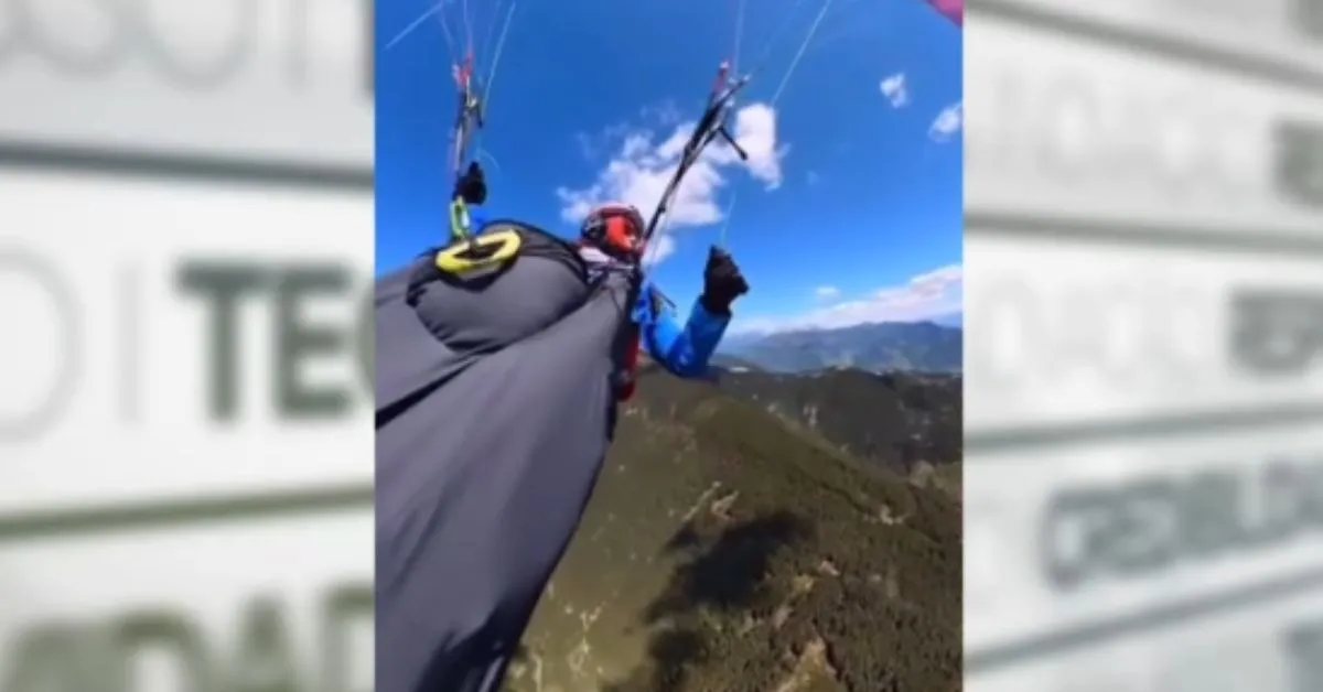Uma mulher de 44 anos sobreviveu após o parapente em que voava ser atingido por um avião de pequeno porte do modelo Cessna 172 na região de Pinzgau, na Áustria.