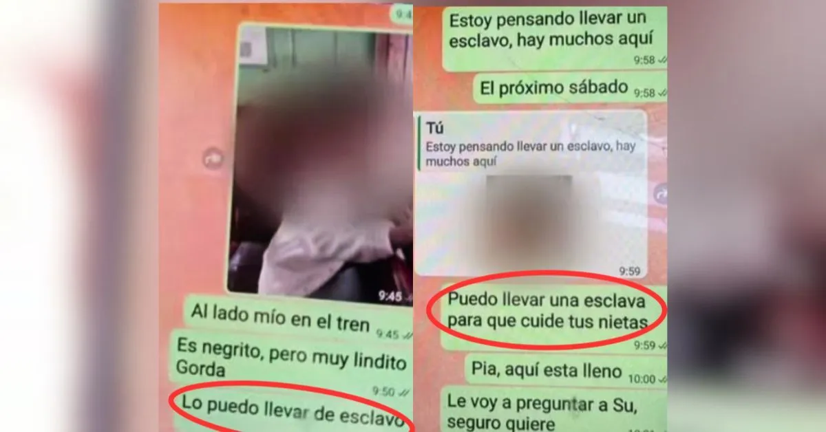 Turista argentino foi preso após compartilhar imagens de uma criança acompanhadas de mensagens de teor racista durante passeio turístico em Minas Gerais.