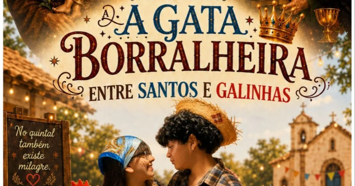 Espetáculo “A Gata Borralheira entre Santos e Galinhas” será apresentado no Teatro Waldemar Henrique em clima de São João.