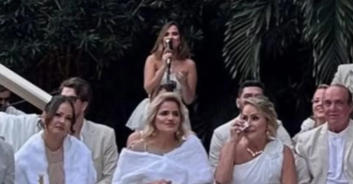 Wanessa Camargo se apresenta durante casamento de Igor Cosso e Heron Leal no Rio de Janeiro e emociona convidados com interpretação de Billie Eilish e “É o Amor”.