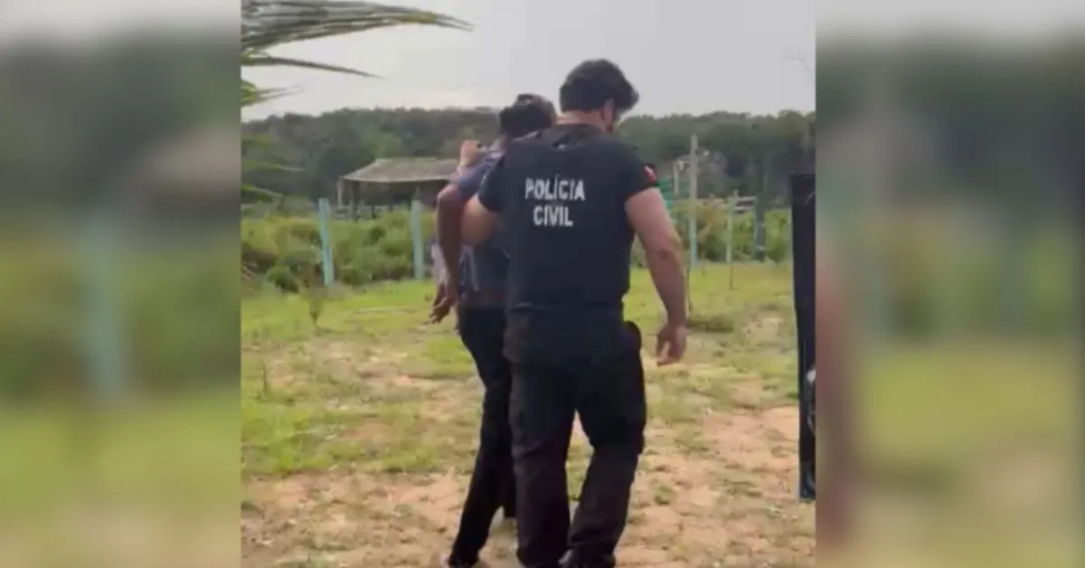 Suspeito de homicídio qualificado foi preso pela Polícia Civil em uma fazenda na zona rural de Oriximiná.