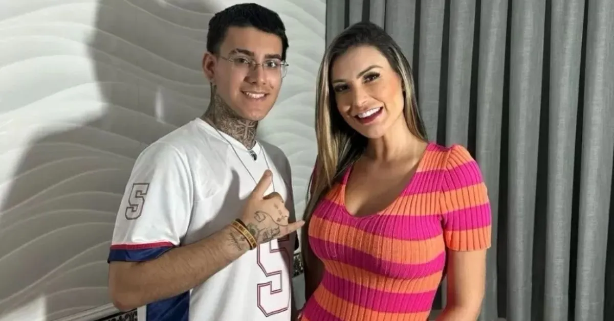 Andressa Urach pediu desculpas ao filho e disse que se arrepende da estratégia de marketing que criou a polêmica.