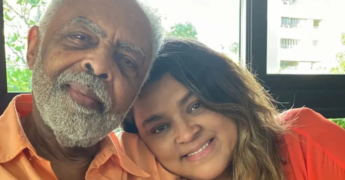 Gilberto Gil compartilhou uma foto rara ao lado de Preta Gil para homenagear a cantora.