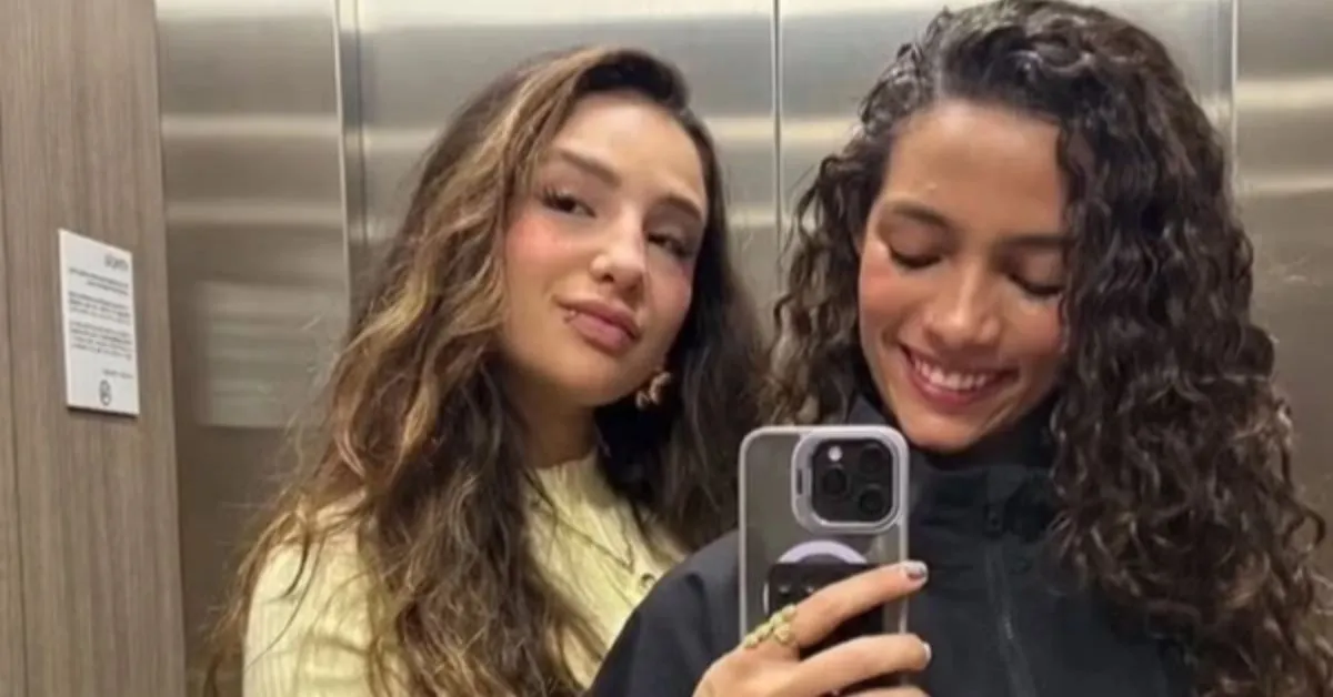 O momento de descontração foi compartilhado pelas duas nas redes sociais na última sexta-feira (10).