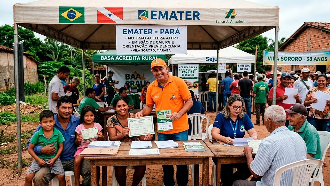 O foco técnico do evento é a emissão do Cadastro Nacional da Agricultura Familiar (CAF), documento que substituiu a antiga DAP.