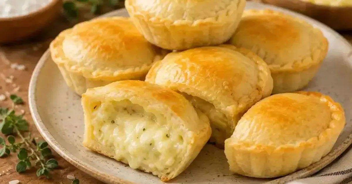 recheio pode variar entre queijo, legumes, opções vegetarianas ou até frango desfiado, mantendo uma proposta equilibrada, saborosa e fácil de fazer.