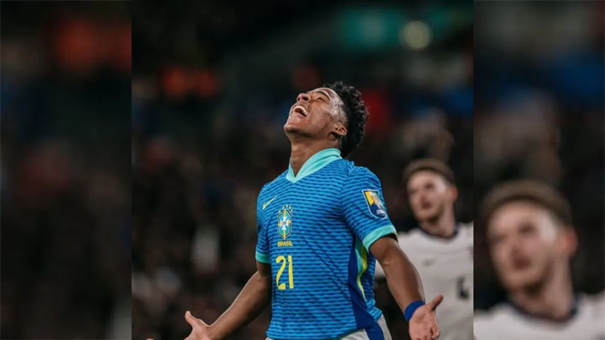 Imagem ilustrativa da notícia: Endrick celebra convocação para a sua primeira Copa do Mundo