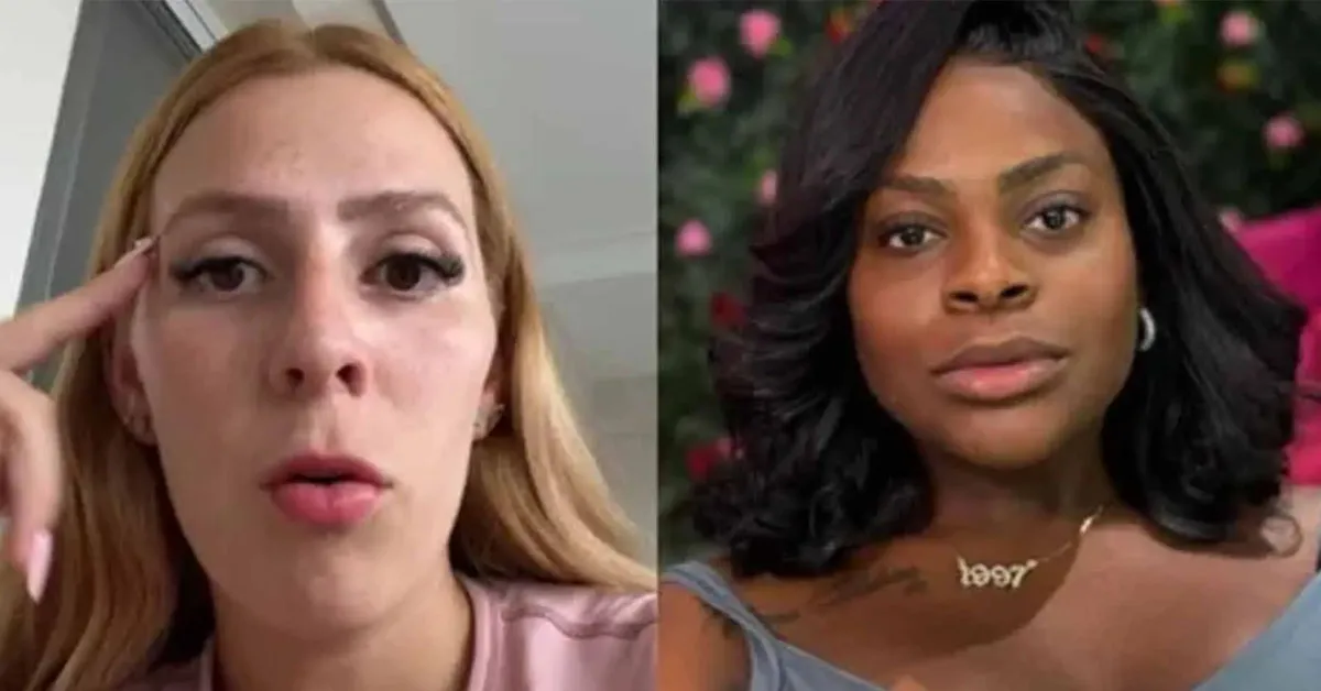 Após dias de provocações nas redes sociais, Malévola foi até o condomínio onde a cantora mora, no Recreio dos Bandeirantes, no Rio de Janeiro, e escolheu chegar de forma inusitada.