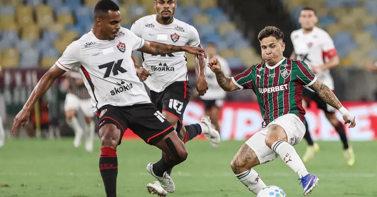 Fluminense ficou no 2 a 2 com o Vitória no Maracanã, pelo Brasileirão