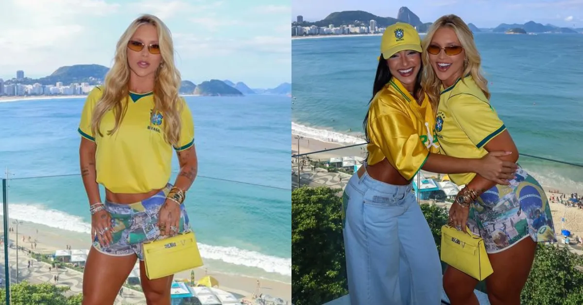 Virgínia Fonseca chama atenção com look sexy no Maracanã para Brasil x Panamá