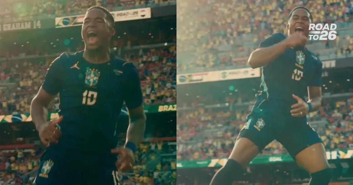 A ilusão óptica da camisa pode ter sido apenas uma coincidência, mas ela resume bem a expectativa que o futebol brasileiro deposita no jovem atacante