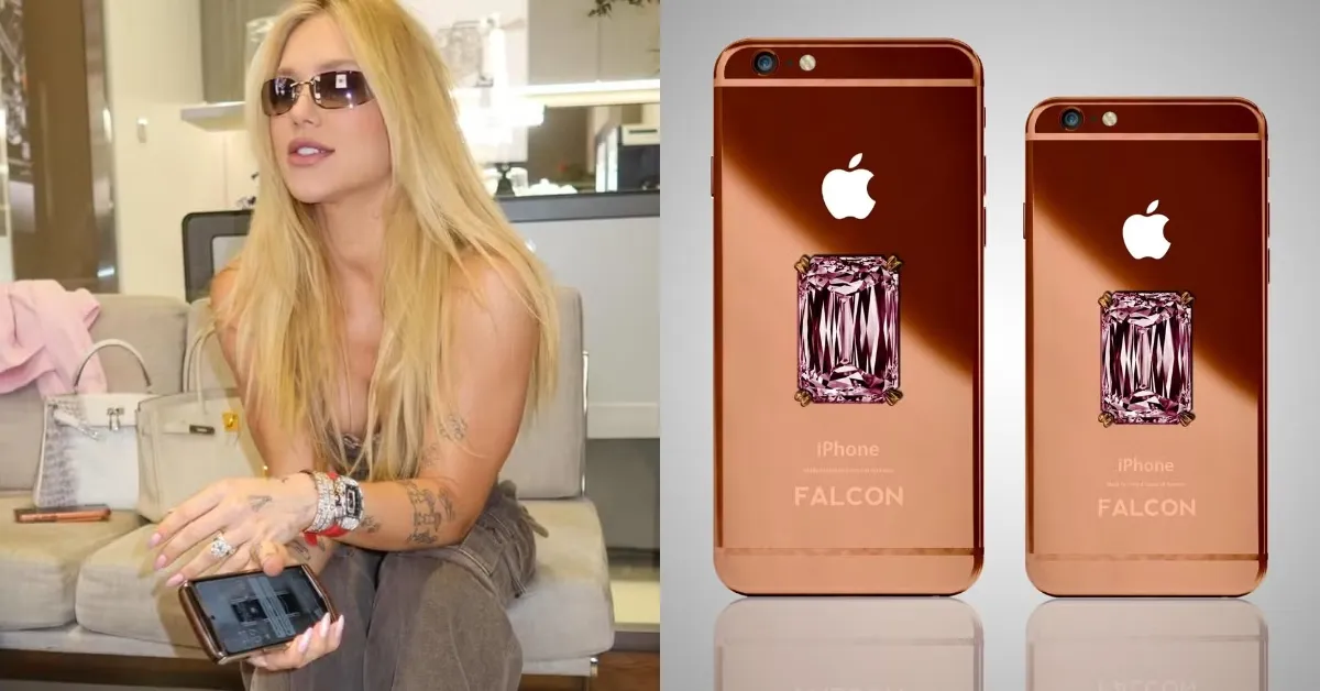 O celular Vertu de R$ 27 mil usado por Virginia Fonseca está longe do topo quando o assunto é smartphone de luxo.