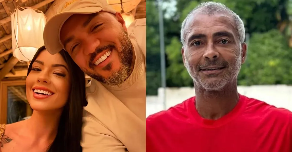 Rayane Figliuzzi, namorada de Belo, causa confusão em festa de Romário no Rio de Janeiro