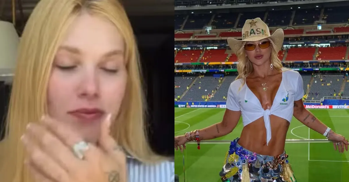Virginia Fonseca compartilha sua luta contra uma gripe forte enquanto está no castelo de Vinicius Júnior em Nova Jersey.