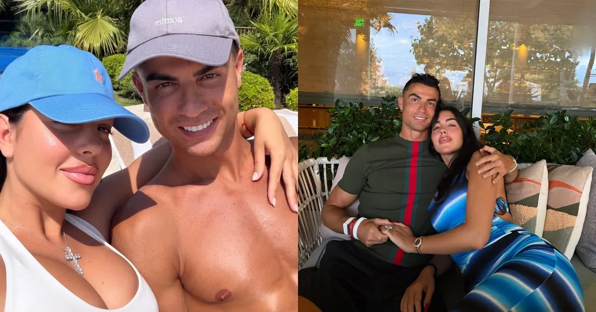 Na imagem publicada nas redes sociais, o casal aparece aproveitando momentos de descanso e descontração longe da rotina dos gramados.