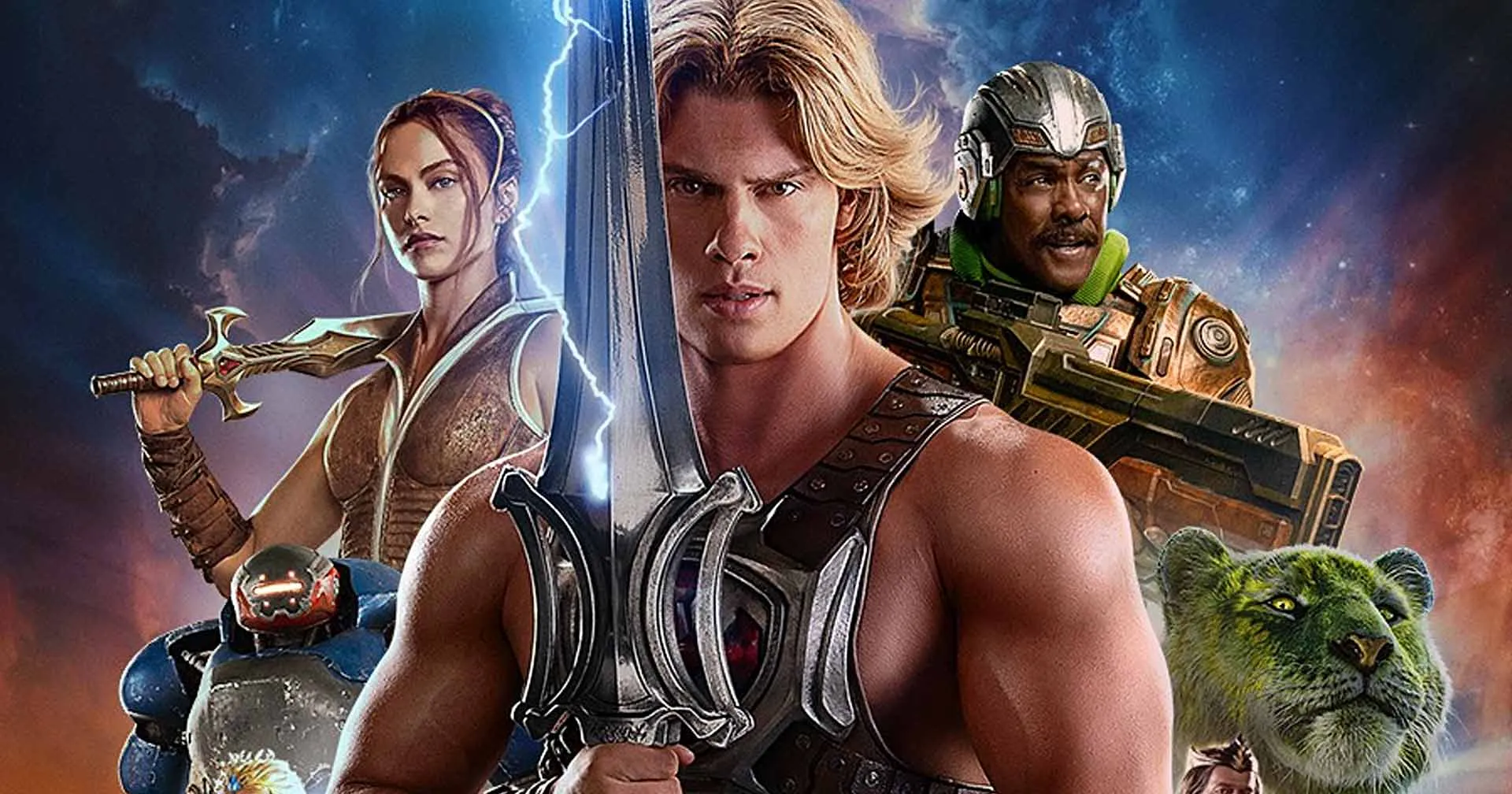 Nicholas Galitzine e Camila Mendes dão vida aos heróis de Eternia no aguardado live-action “Mestres do Universo”