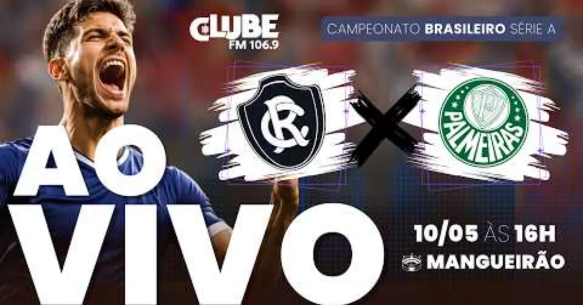 Remo e Palmeiras se enfrentam neste domingo (10), às 16h, no Mangueirão, pela 15ª rodada do Brasileirão, em dualo que terá transmissão ao vivo da Rádio Clube do Pará no Tem Jogo do DOL.