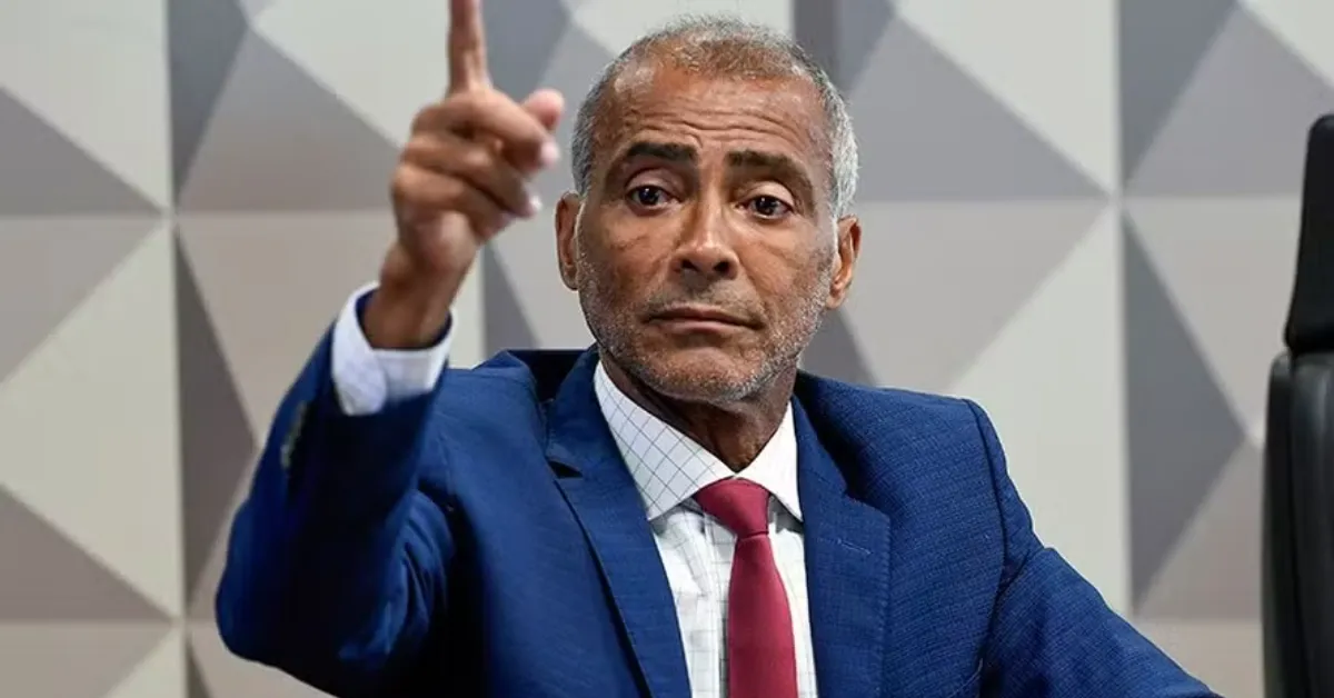 Romário é anunciado pela CazéTV para a cobertura da Copa do Mundo de 2026 e pode precisar se licenciar do Senado durante o torneio.