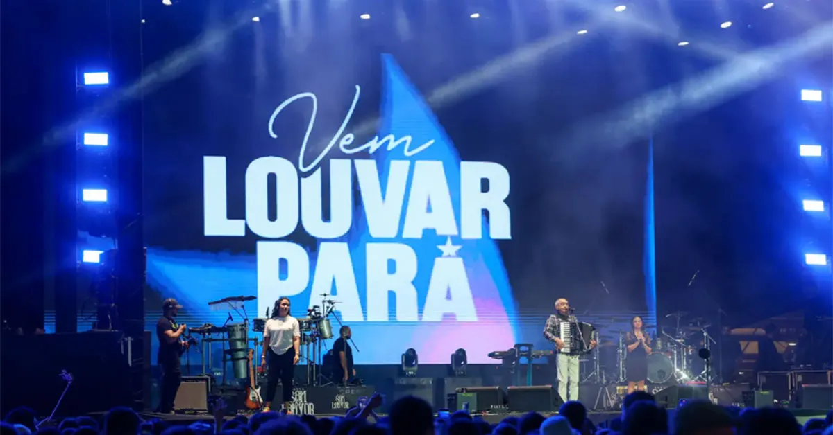 O festival "Vem Louvar Pará" leva grandes nomes do gospel a Santarém.