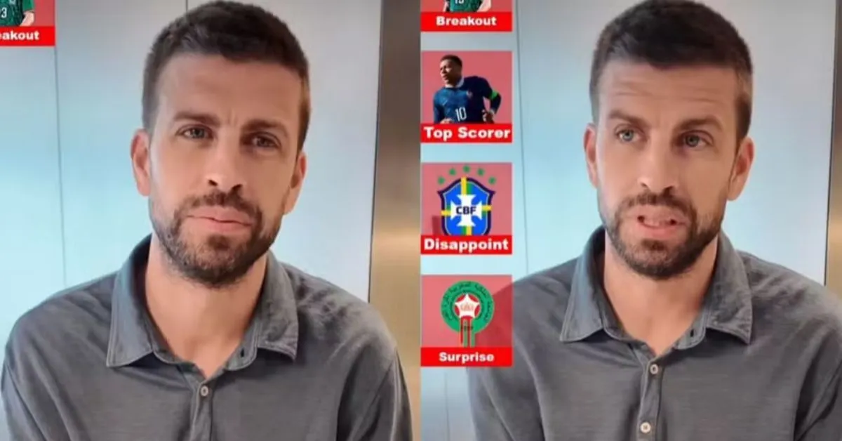 Imagem ilustrativa da notícia: Piqué diz que Brasil vai ser "grande decepção" da Copa do Mundo