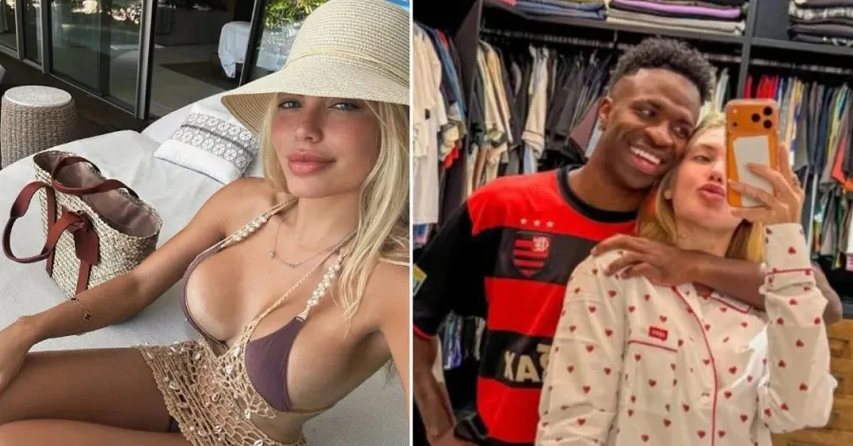 A jovem compartilhou registros de uma viagem para a Espanha após o término dos dois. Nas imagens publicadas em seu Instagram, ela aparece acomodada em uma aeronave desfrutando de uma taça de champanhe.