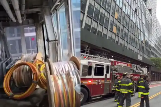 Prédio fica na Rua 42 Leste, uma das mais movimentadas de Manhattan.
