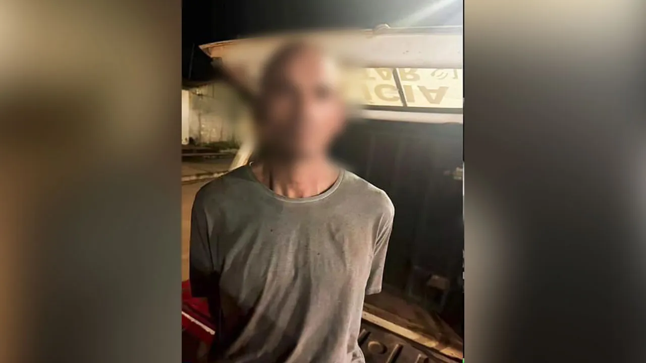 Paulo Pereira da Silva, vulgo "Negão", é investigado por série de arrombamentos registrados por câmeras de segurança.