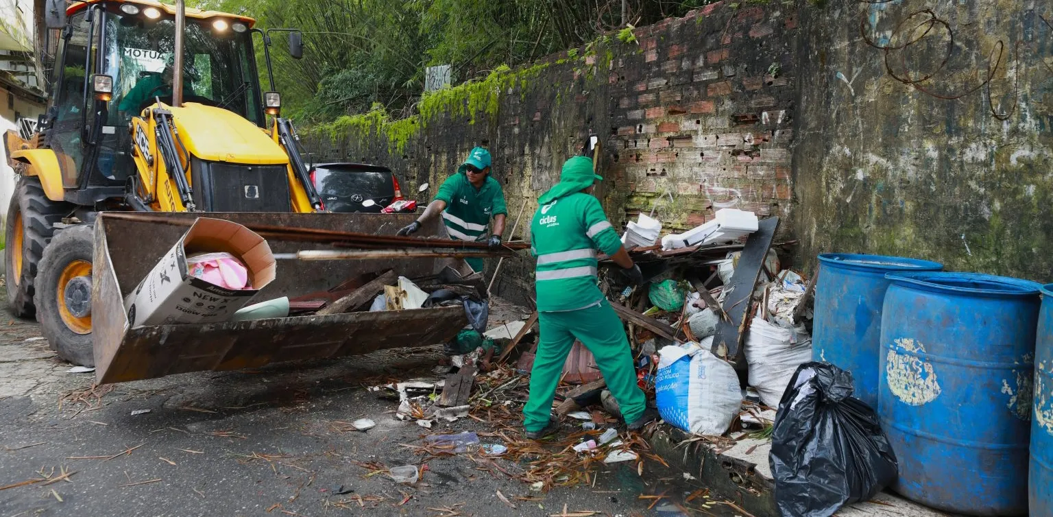 Prefeitura de Belém intensifica coleta de resíduos sólidos.
