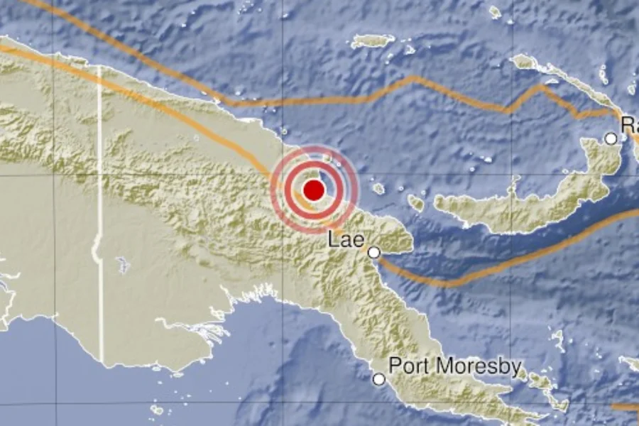 Imagem ilustrativa da notícia: Terremoto de magnitude 5,7 atinge Papua-Nova Guiné