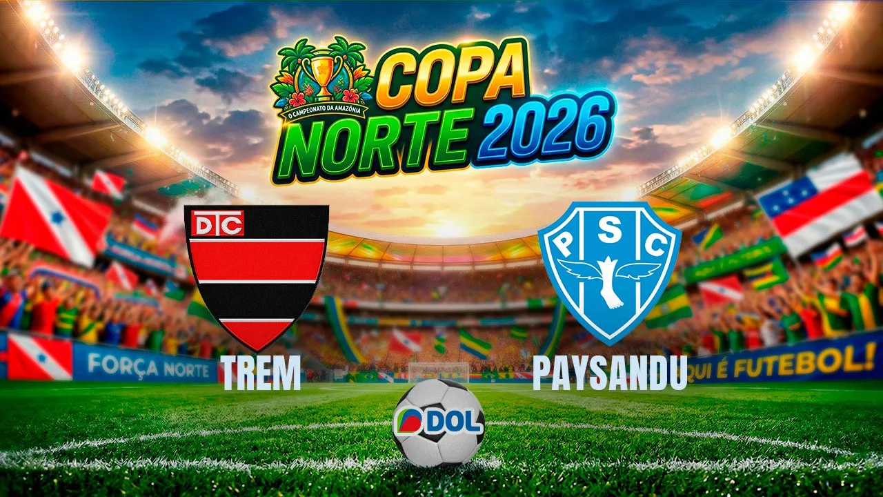 Imagem ilustrativa da notícia: Fim de jogo: Trem-AP 0 x 3 Paysandu pela Copa Norte 2026