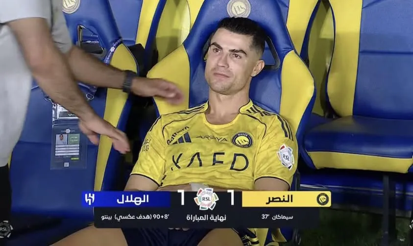 Cristiano Ronaldo e Al-Nassr vivem frustração no clássico