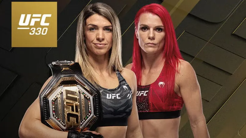 Makhachev e Dern defendem seus cinturõe no UFC 330