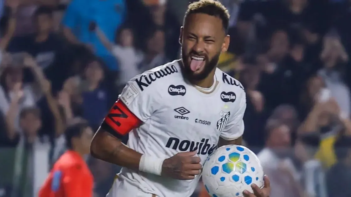Neymar gera polêmica no vestiário do Santos após empate com a Chapecoense.