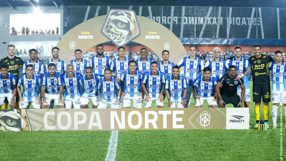 Paysandu busca vitória decisiva contra o Trem-AP na Copa Norte.