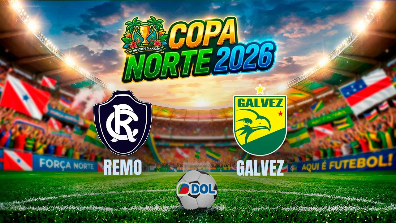 Remo x Galvez na Copa Norte