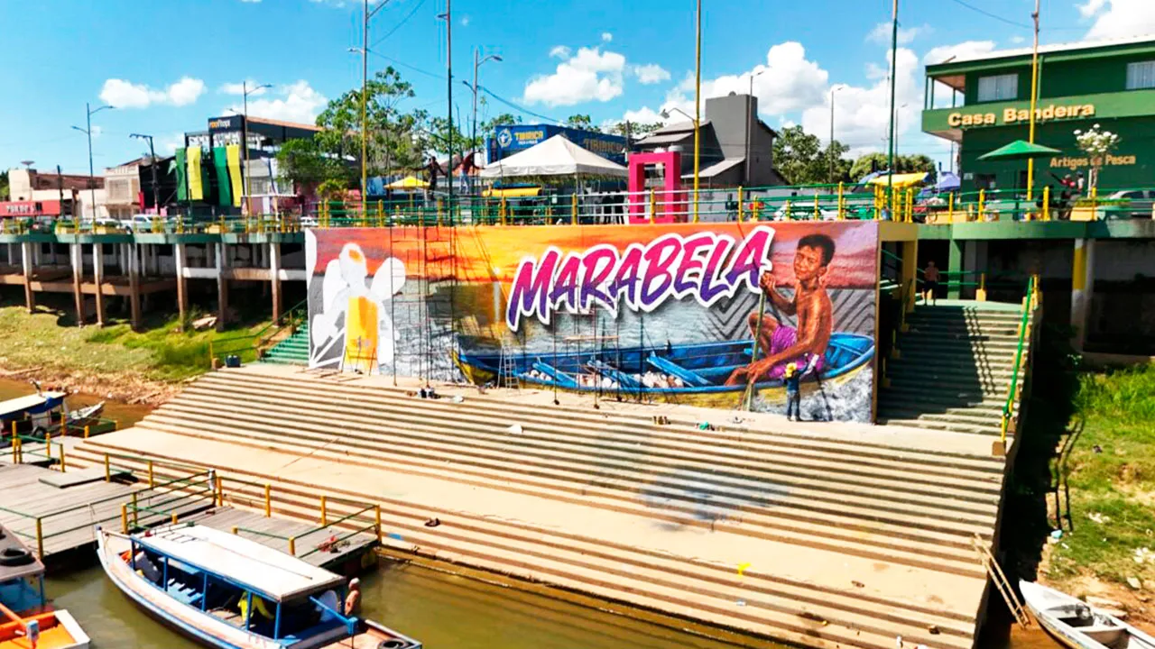 Estrutura montada no Complexo da Colônia Z-30 recebe a aparelhagem Lendário Rubi na abertura do festival.
