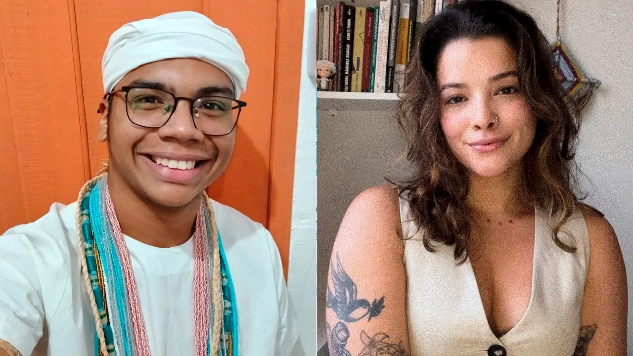 Halison Rick e Vitória Amorim participam do simpósio.