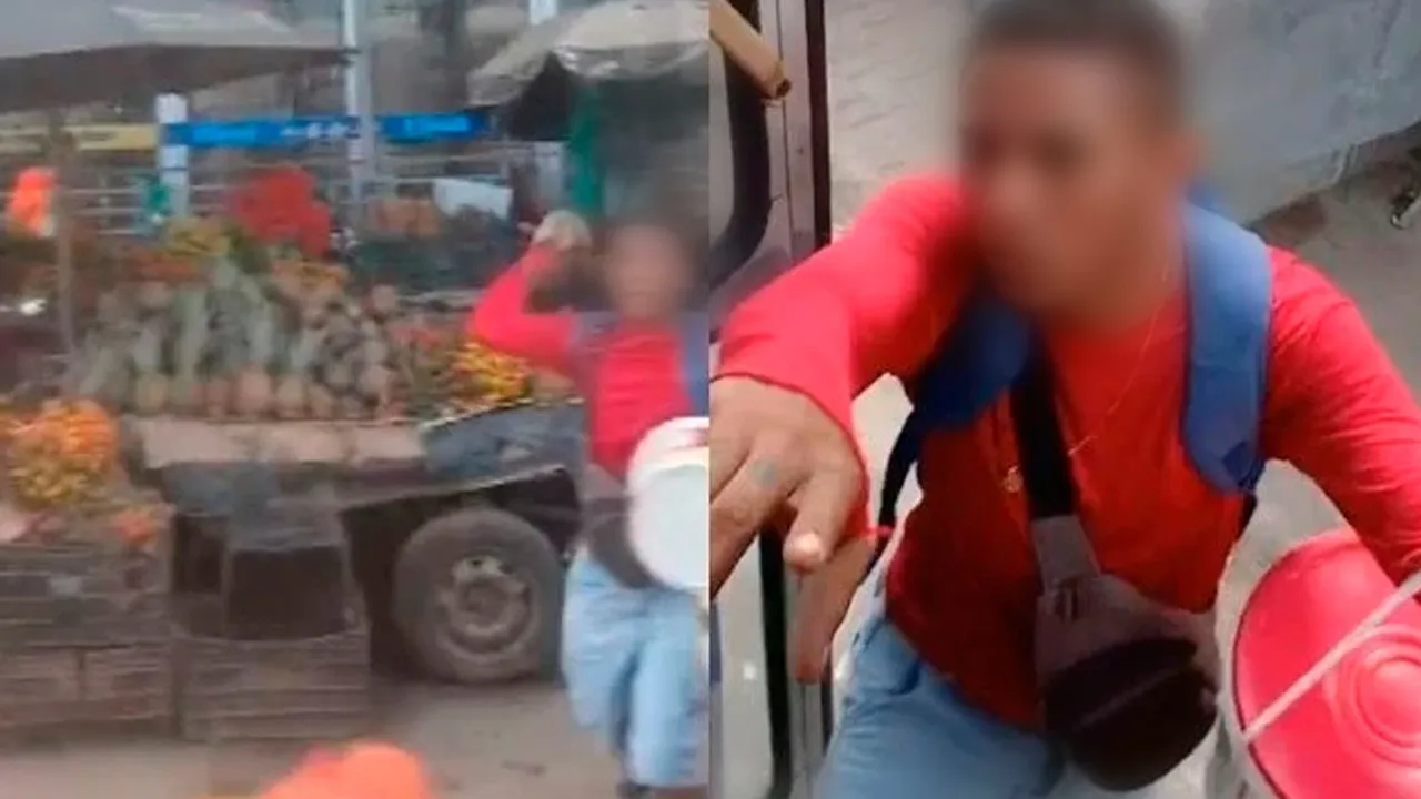 O homem teria feito ameaças, causando medo e tensão entre os ocupantes do ônibus.