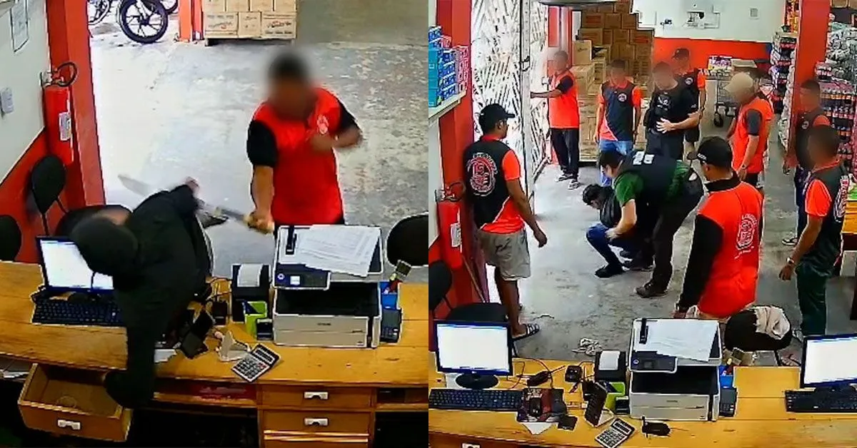 Um dos suspeitos ficou gravemente ferido e o outro foi preso.