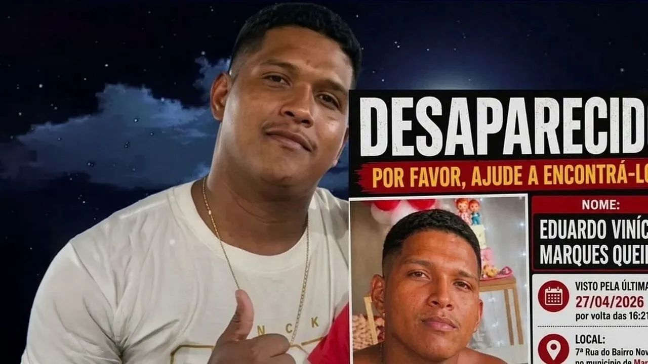 Eduardo Vinicius Marques está desaparecido há sete dias
