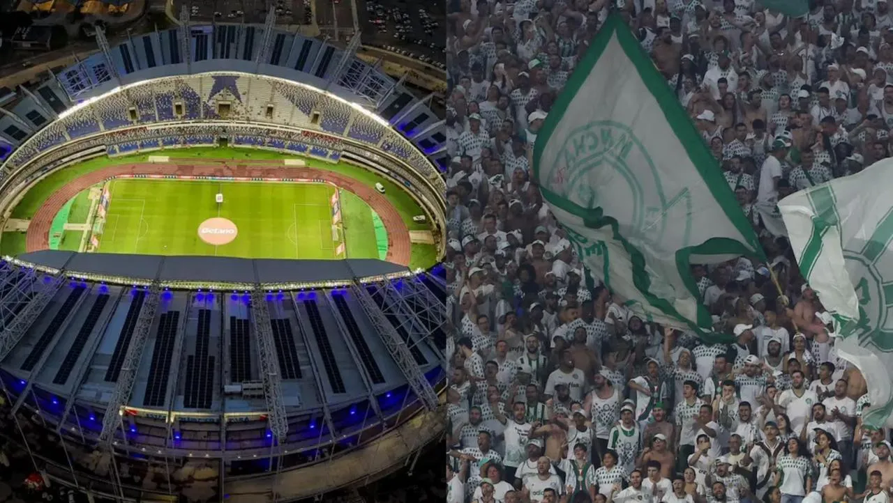 Torcida do Palmeiras esgotou os ingressos destinados ao setor visitante.